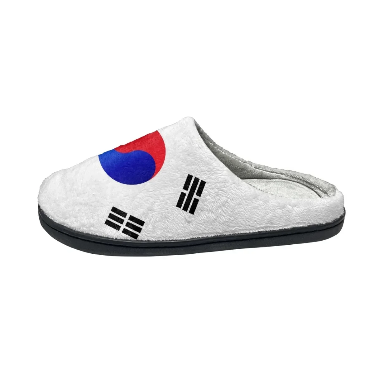 South Korea Print Casual Cotton Slippers Comfortable Home Flats Floor Shoes Drop Ship Autumn Winter Warm Couple Home Footwear