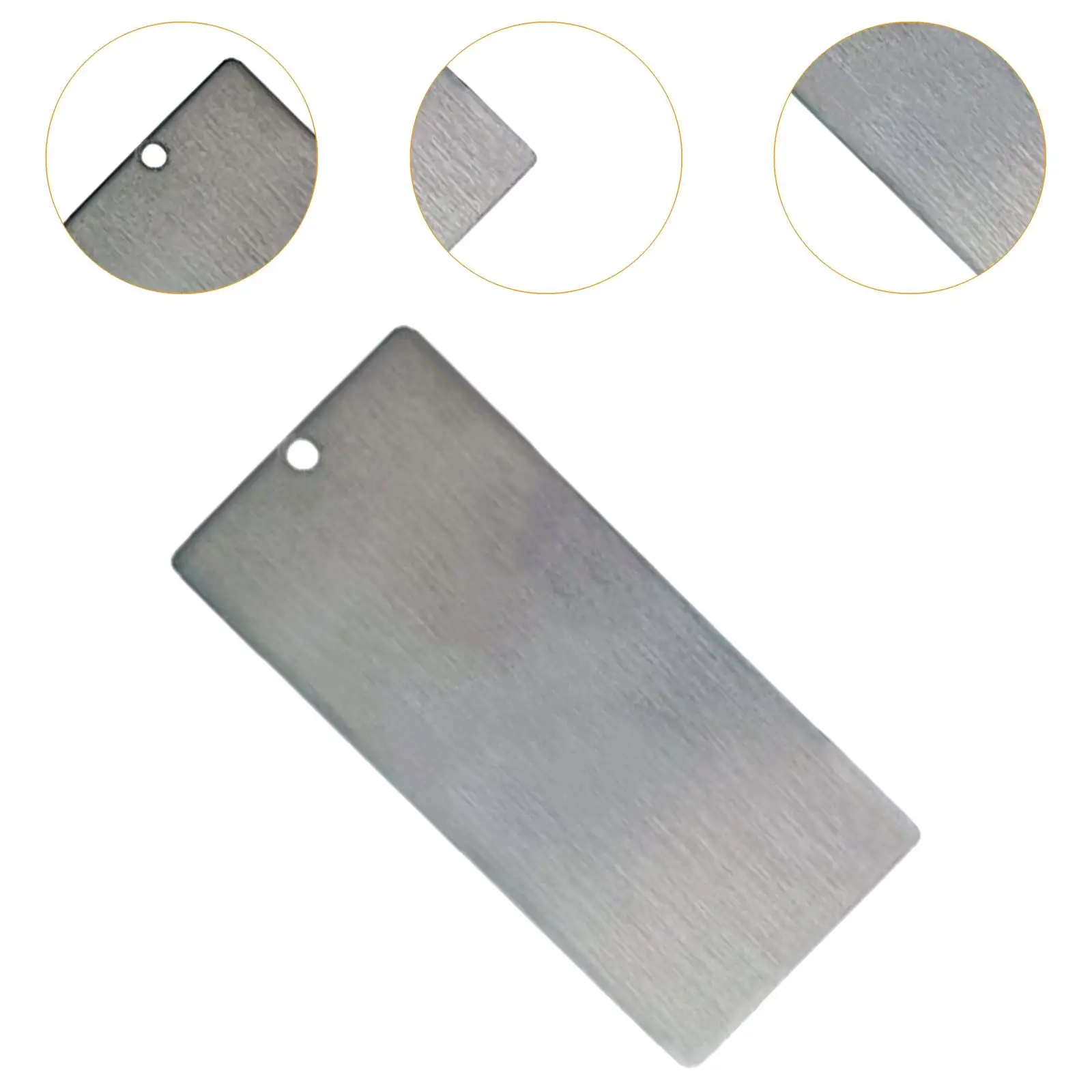 Ski Wax Scrapper Stainless Steel Snowboard Waxing Tool with Notch for Removing Excess Cooled Wax Ski Snowboard Accessories 5