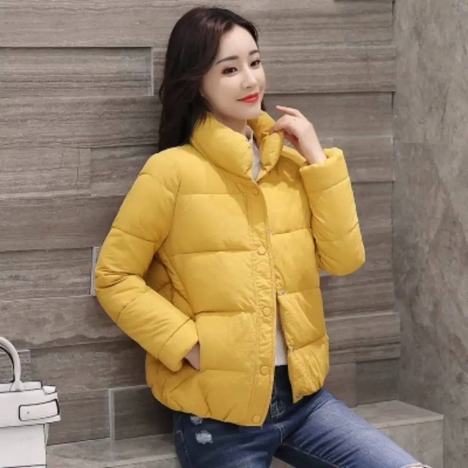 

Winter Jacket Cotton Loose 2023 New Bread Coat Female Padded Jacket Winter Short Women's Clothing