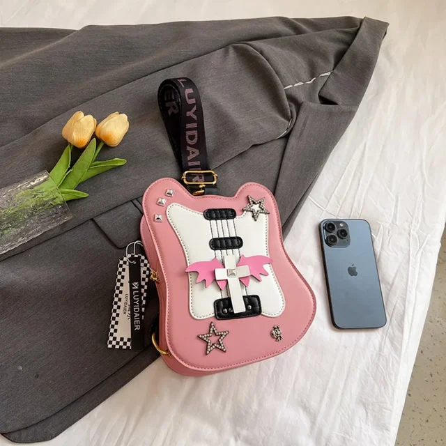 Guitar Shape Crossbody Bag 5