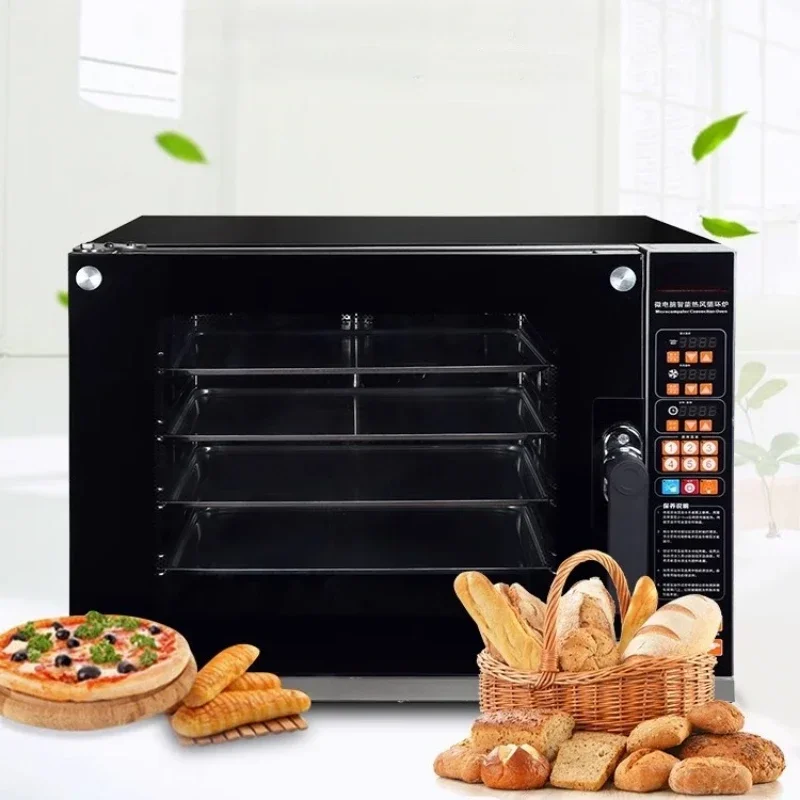 Electric Oven Commercial Baking Oven 220V/4500W Home Toaster Hot Air Circulation Household Large Capacity Oven 4