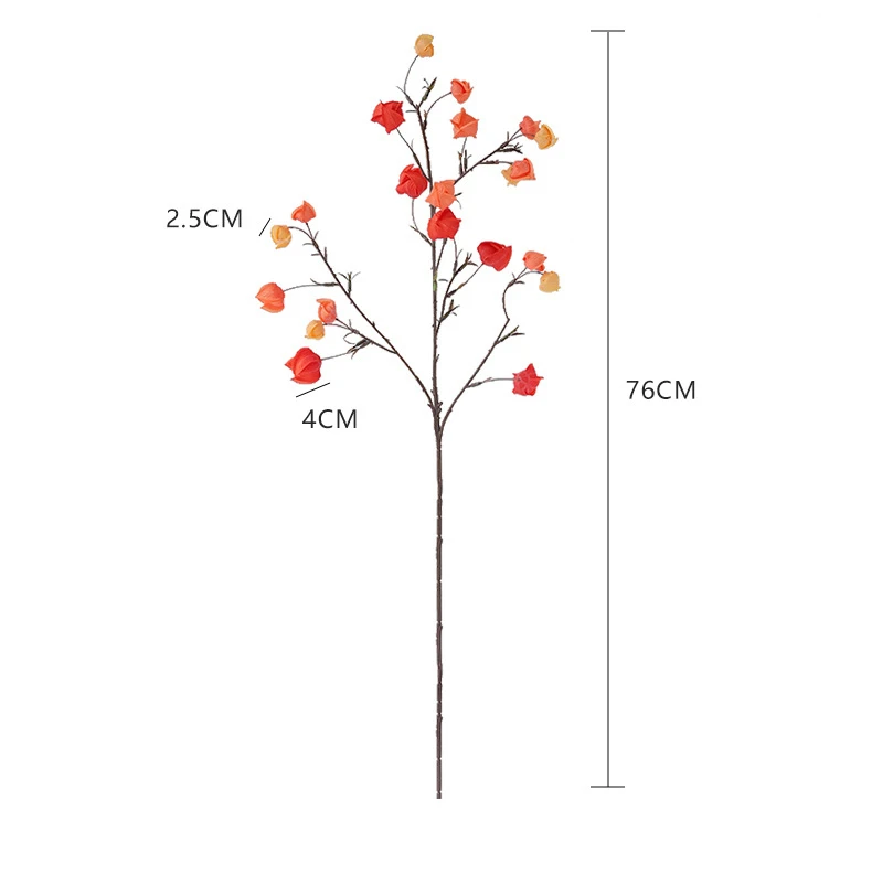 Description Picture 5 of itemArtificial Lanterns, Red Berries, Holiday Decorations, Artificial Flowers, Indoor Dry Flower Ornaments