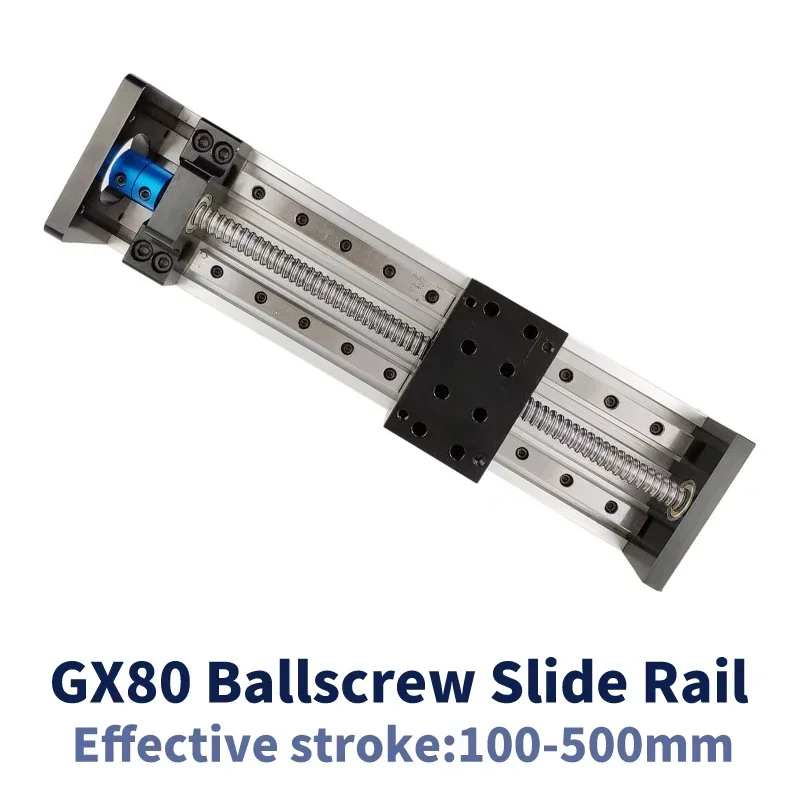 โต๊ะสไลด์ CNC แบบเคลื่อนที่ด้วยแกน Z MGR12 100-500มม. รางเชิงเส้น12มม. ชุดหัวบอลสกรู SFU1204แบบเส้นตรงสำหรับ Nema23 1