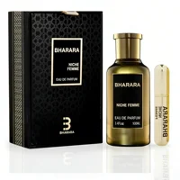 Bharara King Eau de Parfum 100ML Parfum pour homme haut de gamme 3.4oz Vaporisateur scellé dans un coffret cadeau 5