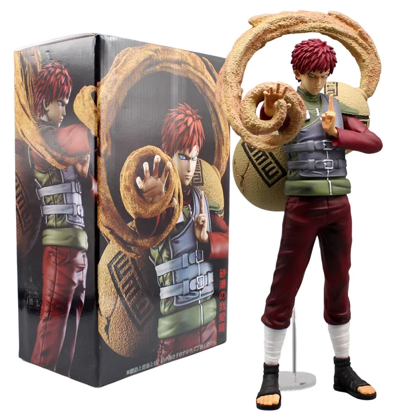 

28cm Anime Gaara Naruto Sandstorm Figures GK Gaara Action Figures NARUTO Figurine PVC Model Ornamen Toys Birthday Doll Gifts