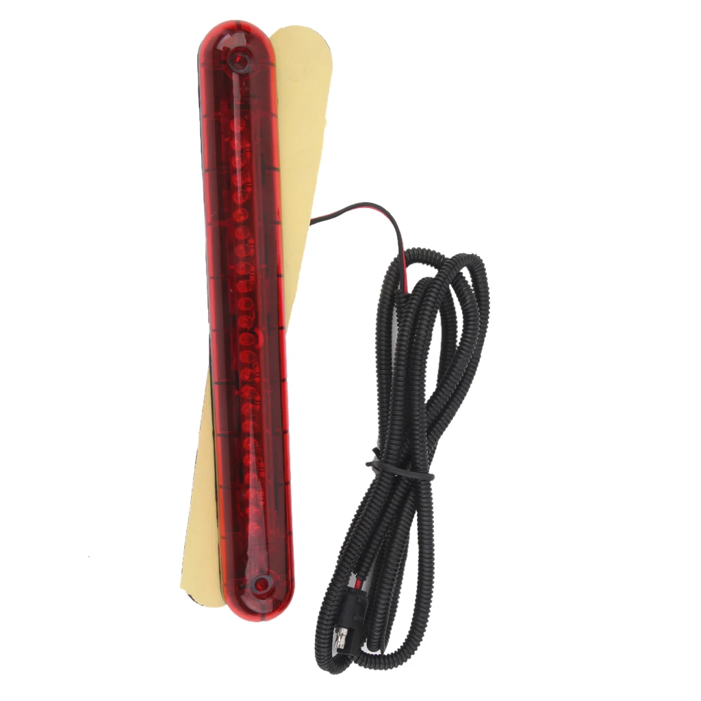 

Baoblaze Red 24 светодиодный 12V автомобильный высокий кронштейн, третий Третий тормоз, задний фонарь, универсальная лампа
