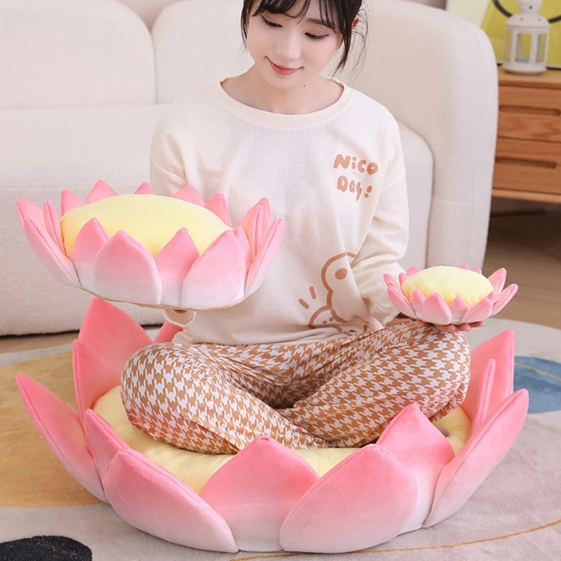 Lotus Flower Cushion Floor Cushion Sitting Pillow Decorations Drop shipping 4