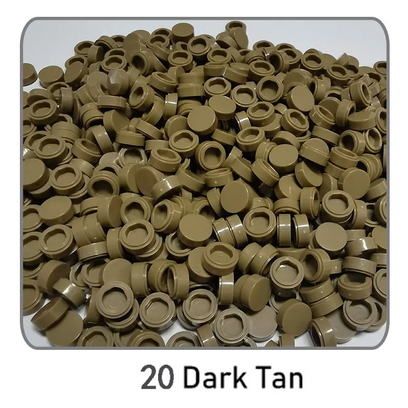 1000-Piece Round Tile Set for Pixel Art and Mosaic Creations