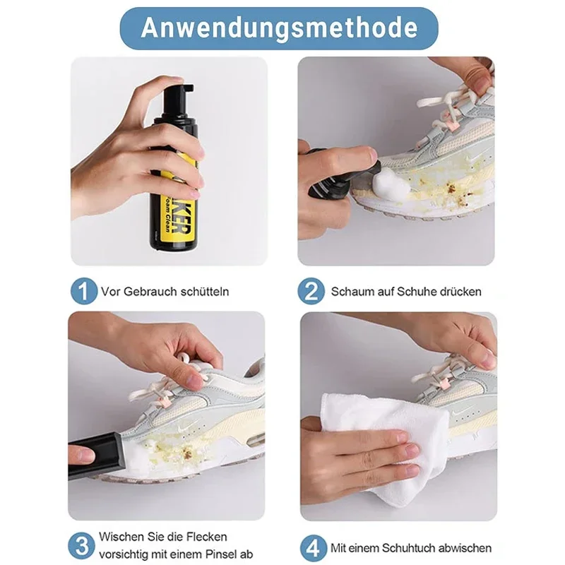 1PC Shoe Cleaning Kits Set Sports Shoes Cleaning Dry Cleaning Spray Set Small White Shoes Shoes Cleaning Set Shoe Cleaner Kit 3
