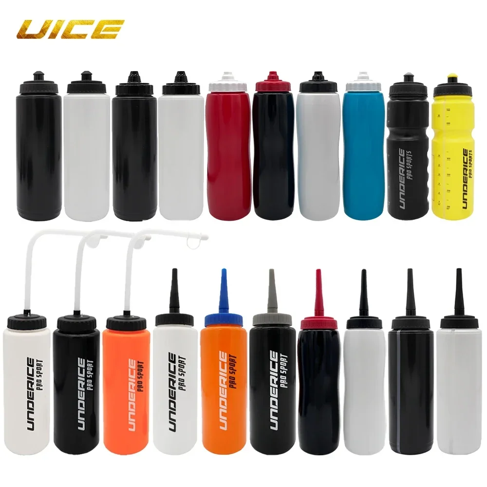 Ice Hockey Water Bottle BPA Free Hockey Sports Bottle 750/950/1000ML Equipment Football Lacrosse Bottles Sports Gear