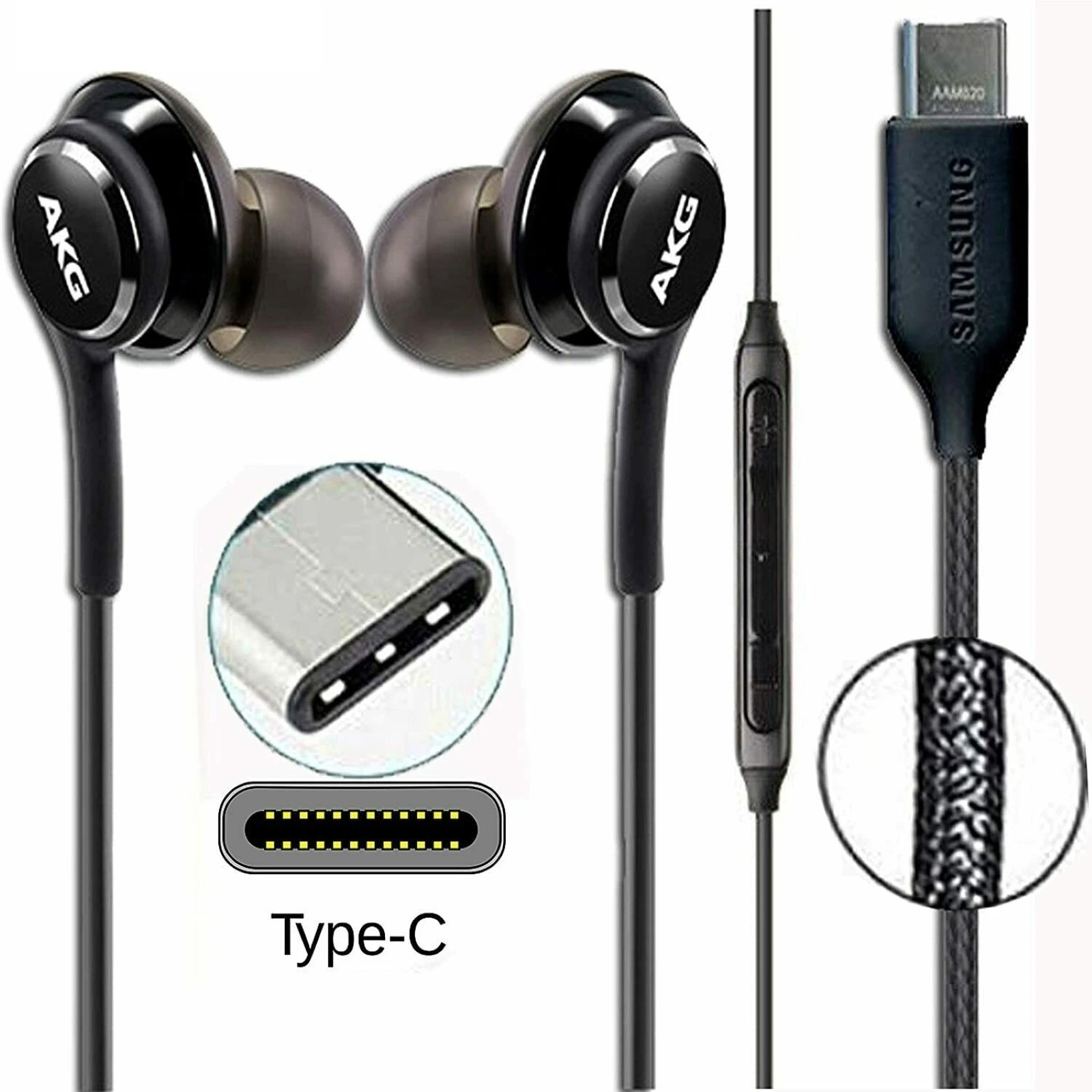 Original Akg Usb Type-c Headphones 