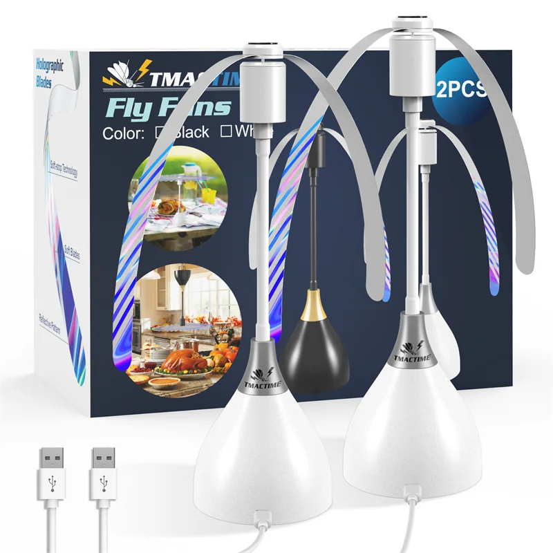 Foldable design of the fly repellent fan