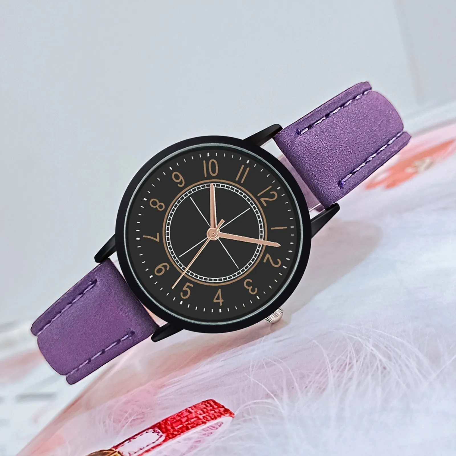 

Quartz Watch Woman'S High-End Waterproof Distinguished Womens Watch Metal Strap Dress Clock Leather Watch Alloy Ladies Watch