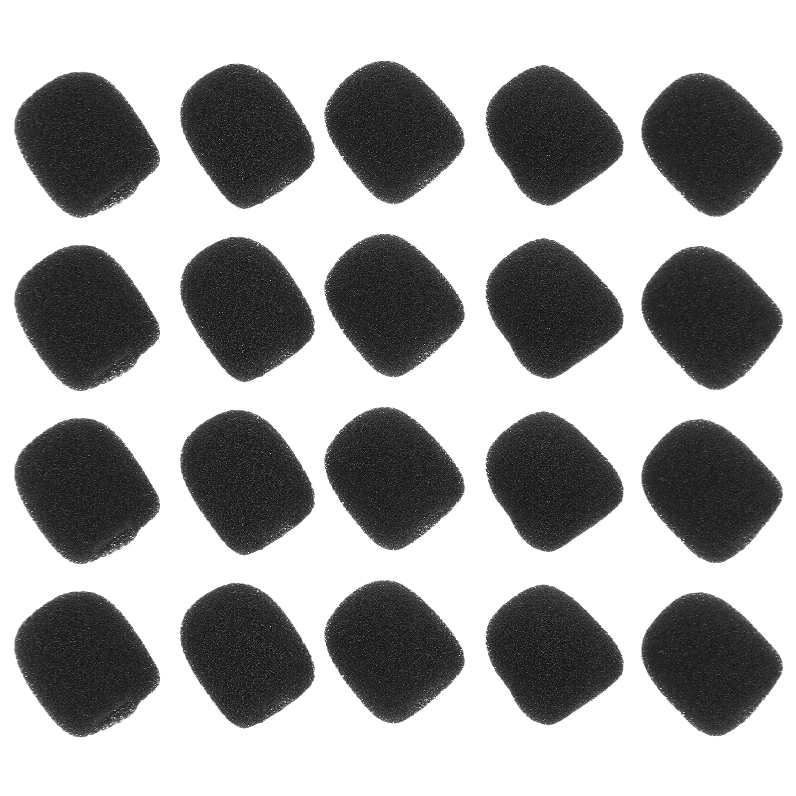 

20 Pcs Loudspeaker Set Cover for Mic Mics Headset Accessory Standard Handheld Microphone Sponge Covers Windscreen Supply Foam