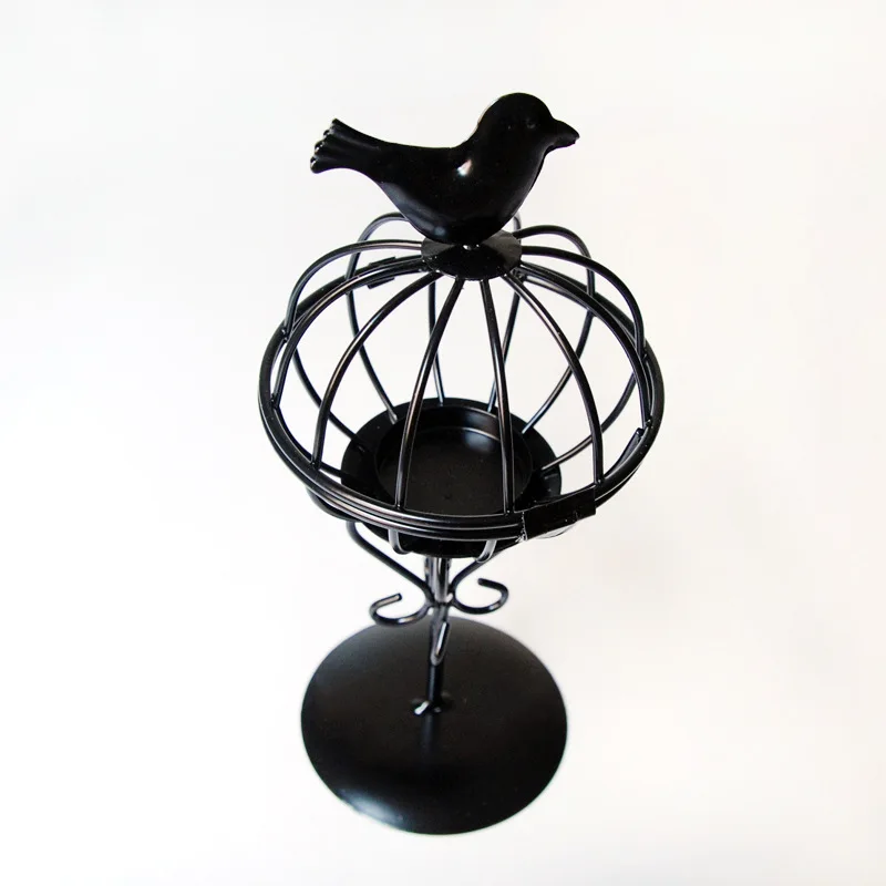 Metal Bird Cage Candle Holder Lantern for Home Decor