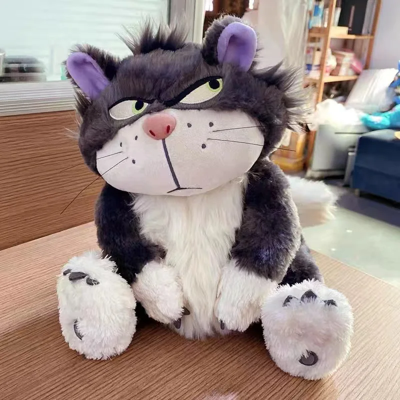 Quirky Lucifer Figure Doll Mary Cat Figaro Doll Cat Plush Toys For Children Girls Funny Gift Toy Disney Anime Lucifer Plush Doll