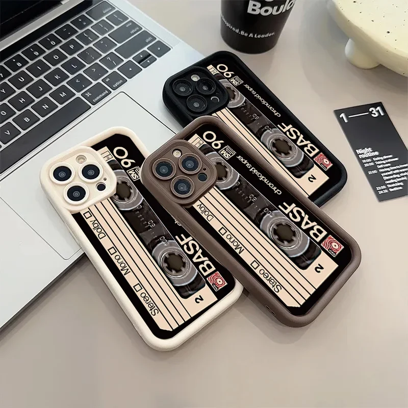 Vintage Cassette Tape Design Case