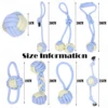 Interactive Dog Toys For Aggressive Chewers Cotton Rope Big Indestructible Dog Pet Toys For Large Small Dogs Interactive Durable 6