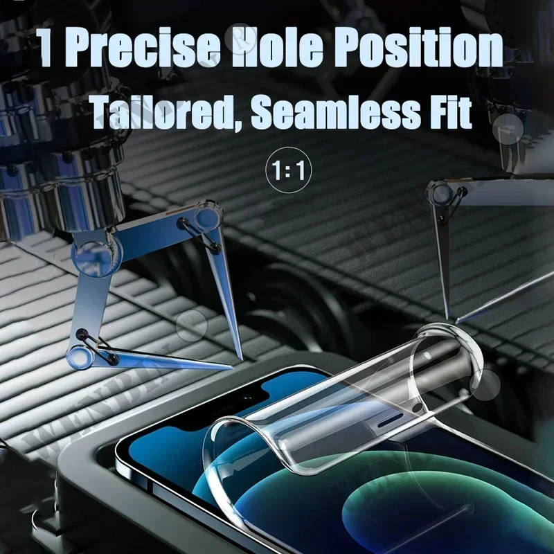 5 pièces Film Hydrogel pour Samsung S25 S24 S23 S22 Ultra Plus S24 FE protecteur d'écran à couverture complète pour Samsung A56 A55 A36 A35 A26 A16 – Image 4