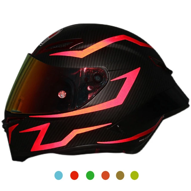 Accessoires casque Ref. 62/089051B Planche de Stickers casque moto.