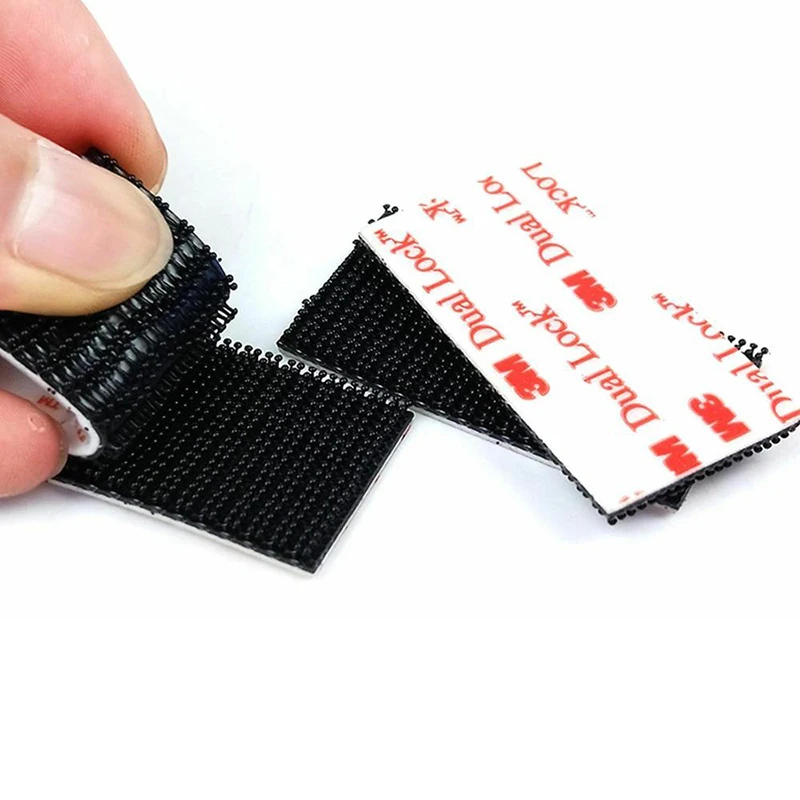 

Black Dual Lock SJ3550 Tape Mushroom Reclosable Fastener Tape with Bacing VHB Adhesive 25.4mm Wide