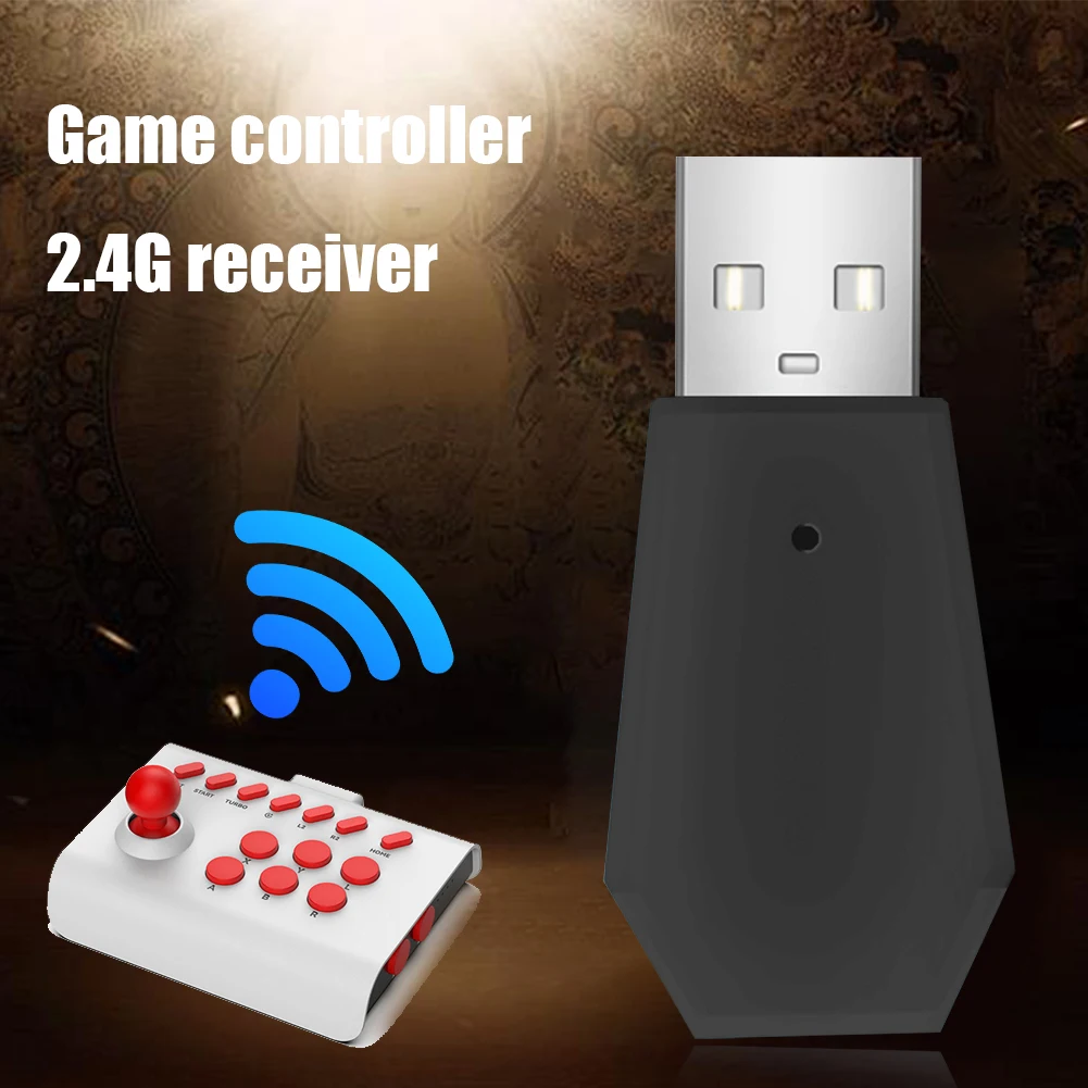 게임 콘솔 수신기 다기능 2.4G 수신기 어댑터 교체 TV PC 컴퓨터용 블루투스 호환 액세서리