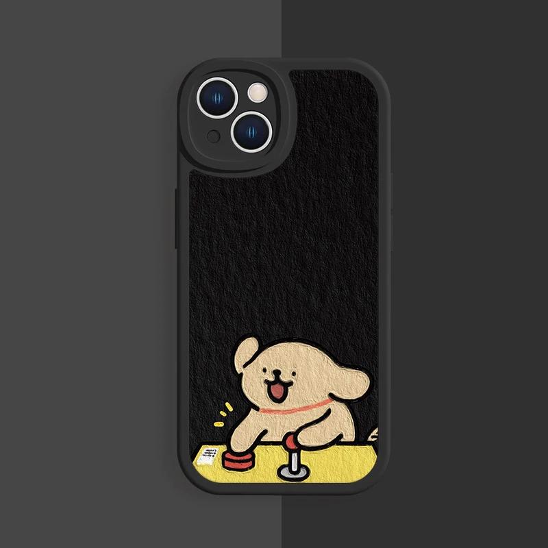 Korean Maltese Phone Case For Lovers Couples for Samsung Galaxy 24 23 22 21 Plus Ultra FE A73 A72 A71 A52 A51 A32 Mobile Case