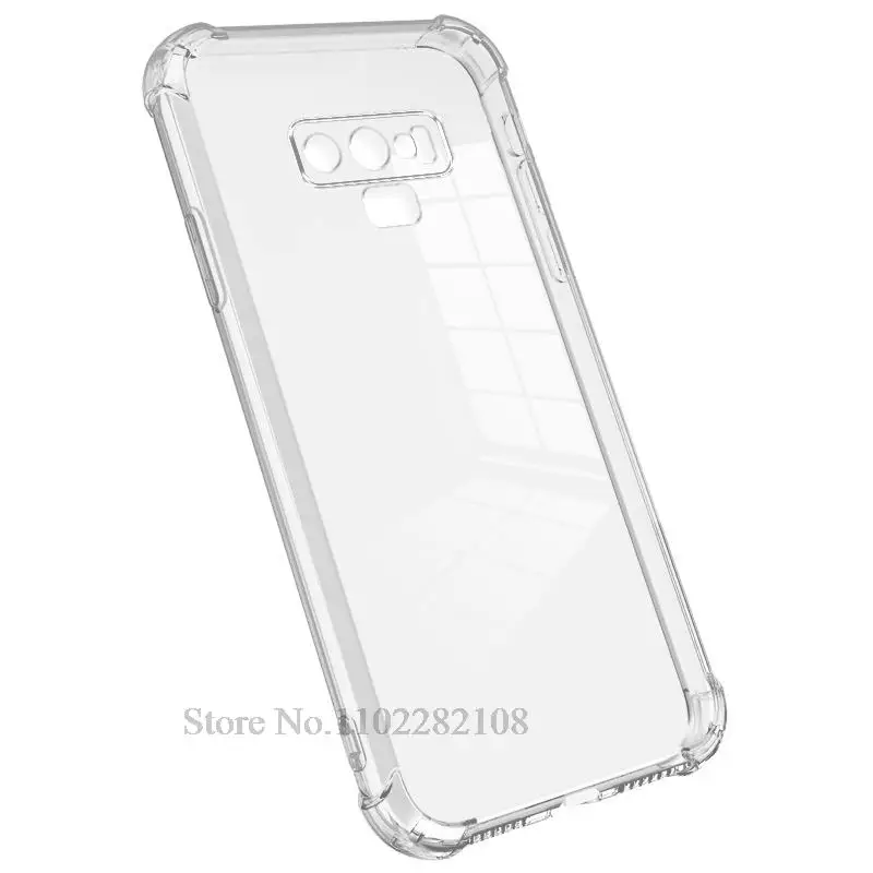 Clear Silicone Case for Samsung Galaxy Note 9 - Transparent Protective Cover