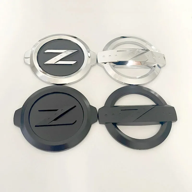 350Z 370Z Z33 페어레이디 니스모 Z 로고 리어 트렁크 엠블럼 배지 자동차 스티커 데칼 크롬 블랙 ABS 신제품
