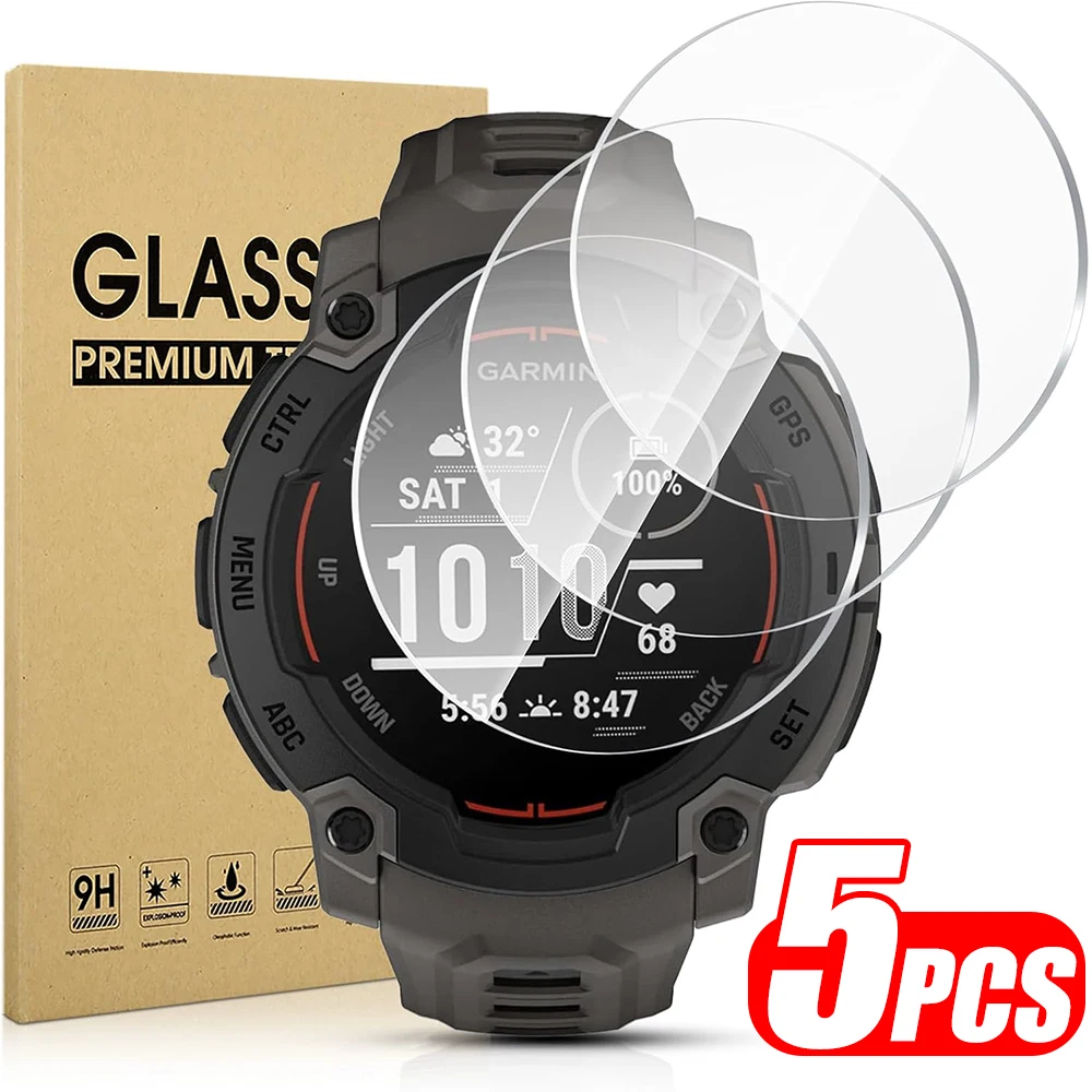 Premium Tempered Glass Smartwatch Screen Protectors - HD Clear, Anti-Scratch Film