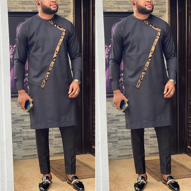 Eze Dashiki Long Sleeve Shirt Trouser - Image 5