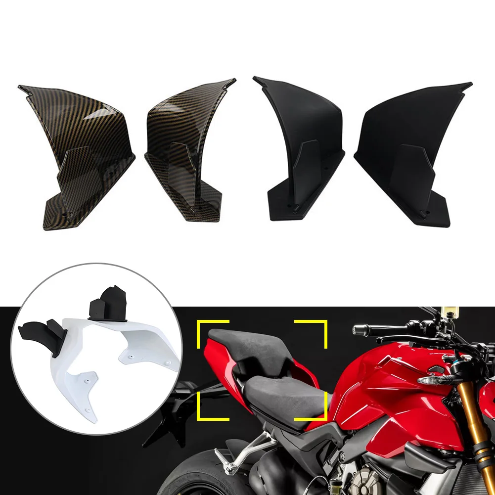 

Motorcycle Rear Tail Spoiler Fixed Wing Fairing Winglet For DUCATI Panigale V4S V4 V4R Superleggera 2018 2019 2020 2021 2022