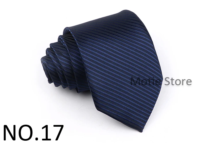Neue Design Einfarbig Gestreiften Krawatte Schwarz Blau Polyester Krawatte Für Männer Hochzeit Business Party Tragen Hemd Anzug Zubehör Geschenke – Detail 18