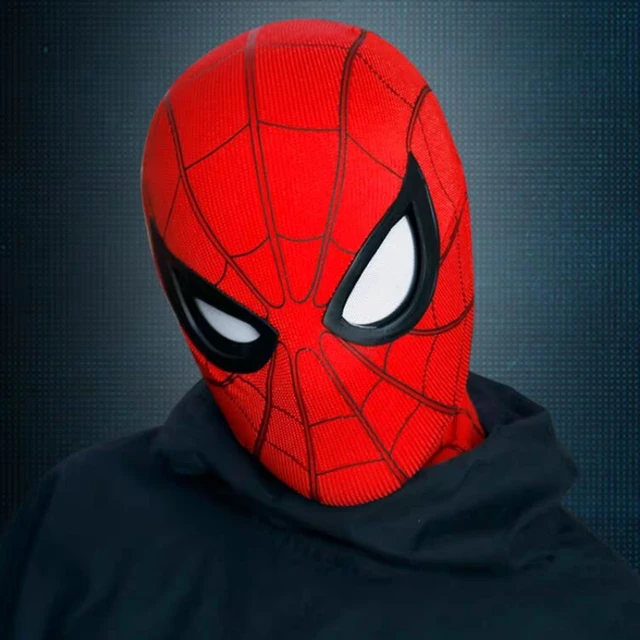 Masque électronique Spider-Man avec télécommande, Mascara, Équipement de  sauna, Jouets élastiques, Yeux mobiles, Cosplay, Cadeau pour adultes et