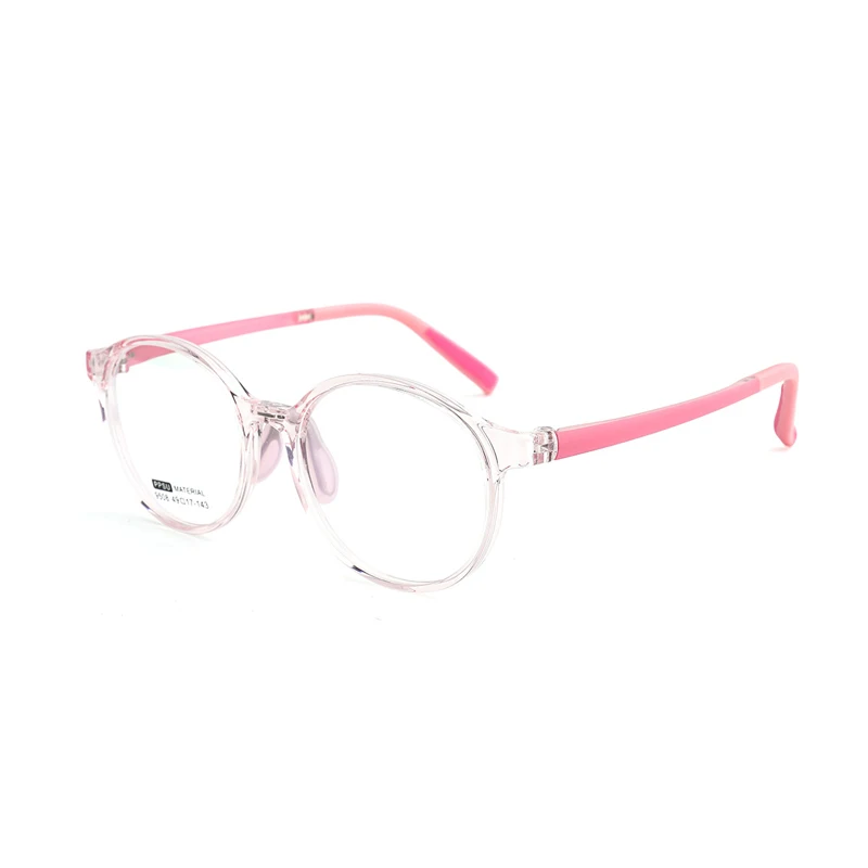 

Child Prescription Optical Frames PPSU Pink Eyewear Round Eye Glasses Tr90 Pupil Clear Eyeglasses Anti Blue Myopia Spectacle
