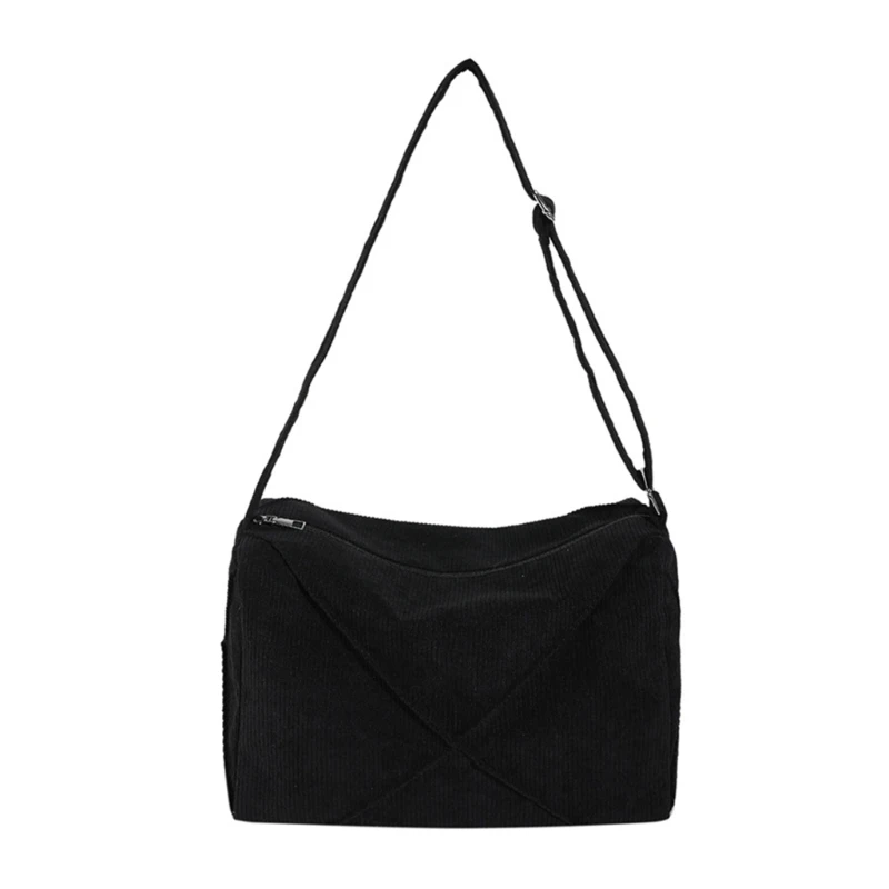 

Модная вельветовая сумка-слинг. Стильные сумки через плечо, подходящие для покупок и многого другого.