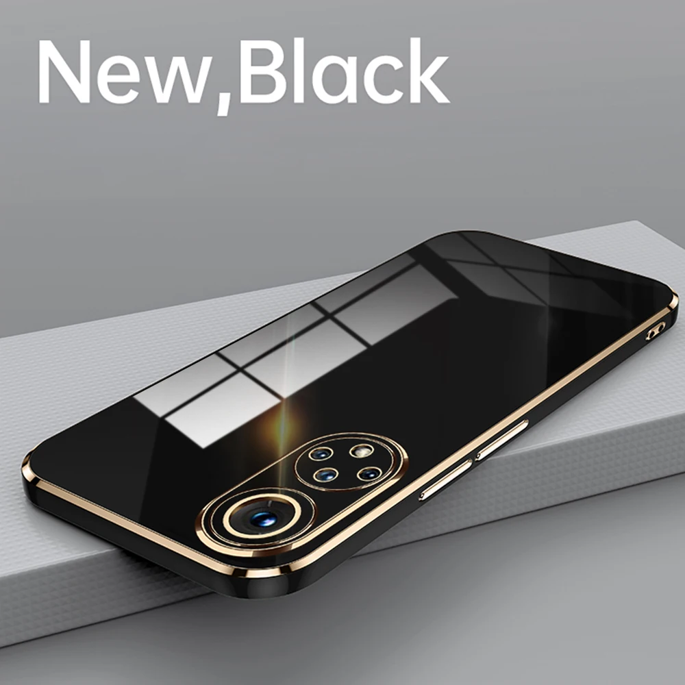Luxury Plating Phone Case For Huawei Honor 50 Pro Honor 50 SE Soft TPU Shockproof Cover For Huawei Mate 40 30 20 Pro Squ_voghion.com