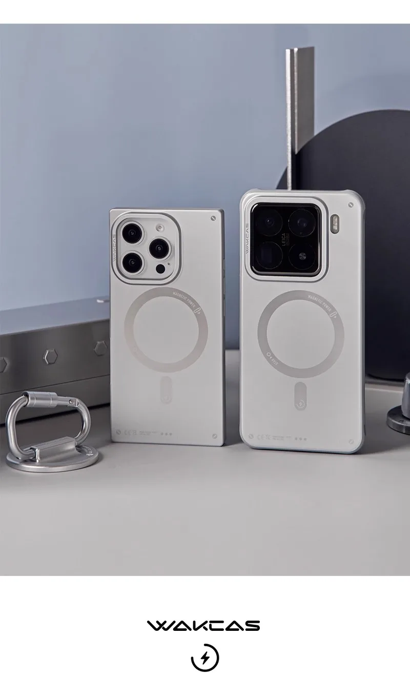 Wakcas Matte Magnetic Square iPhone Case