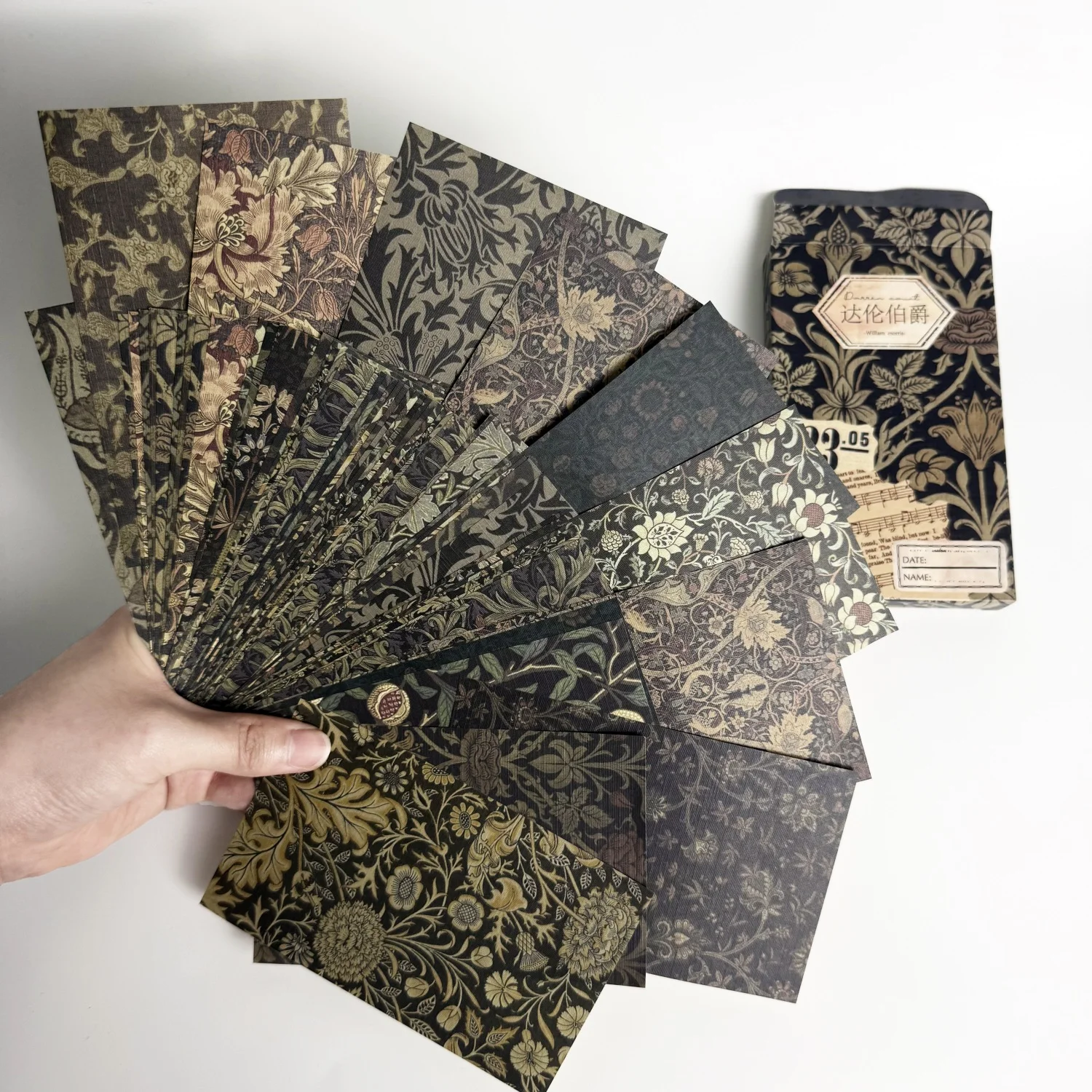 60 Blatt 60 Blatt/Box im Vintage-Stil, Papier, Scrapbooking-Papier, DIY, Junk-Journaling, Collage, Dekoration, Hintergrund, Basteln, Wov – Detail 8