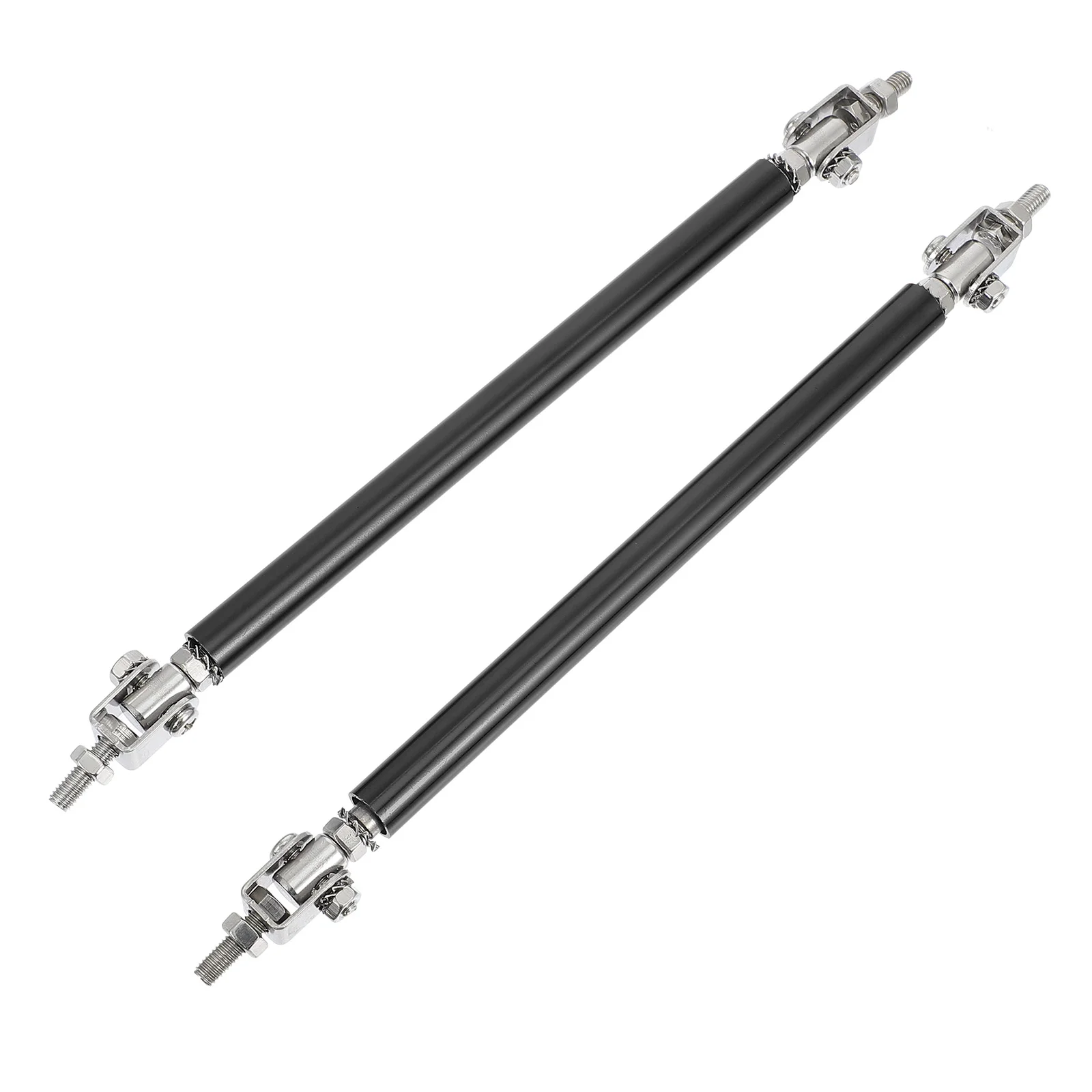 

2 Pcs Stainless Steel Car Surround Rod Aluminum Alloy Front Bumper Lip Splitter