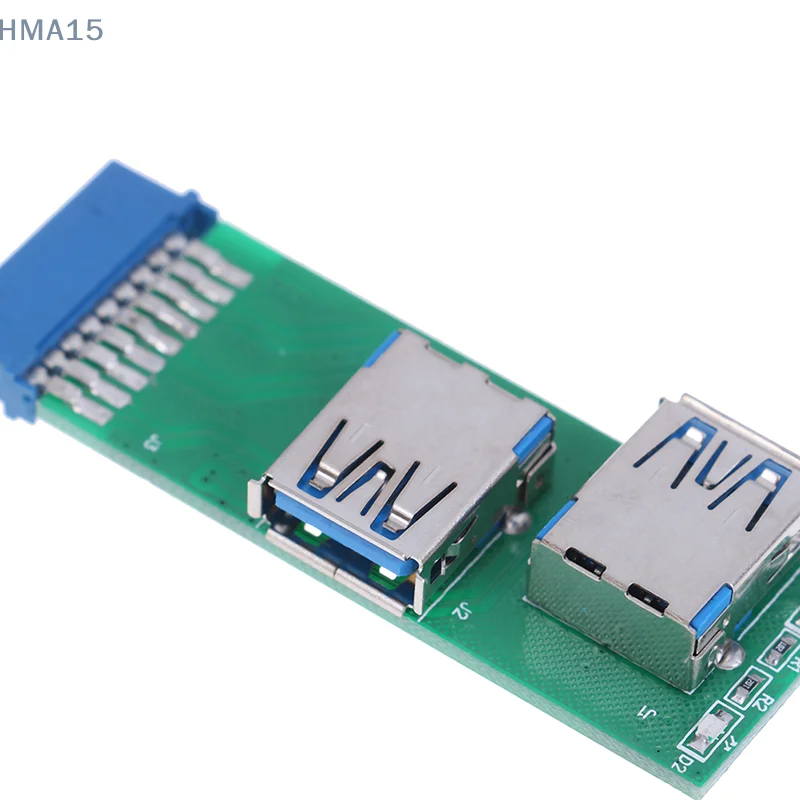 내부 메인보드 USB 3.0 암-20 핀 암 헤더 어댑터, 2 포트, 1 개