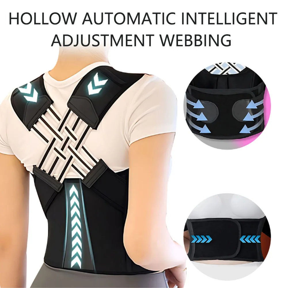 Posture Corrector Invisible Male and Female Posture Corrector With Adjustable Shoulder and Straight Back Support Strap for Hunchback Correction