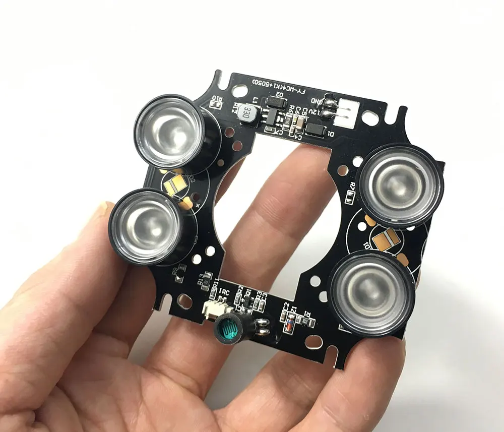 

New 4 array IR led Spot Light Infrared board for CCTV Cameras night vision For Outdoor Waterproof Camera 45 / 60 / 90 degrees