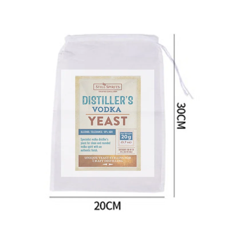 20g Filter Bag Vodka Yeast Still Spirits Making Distiller's