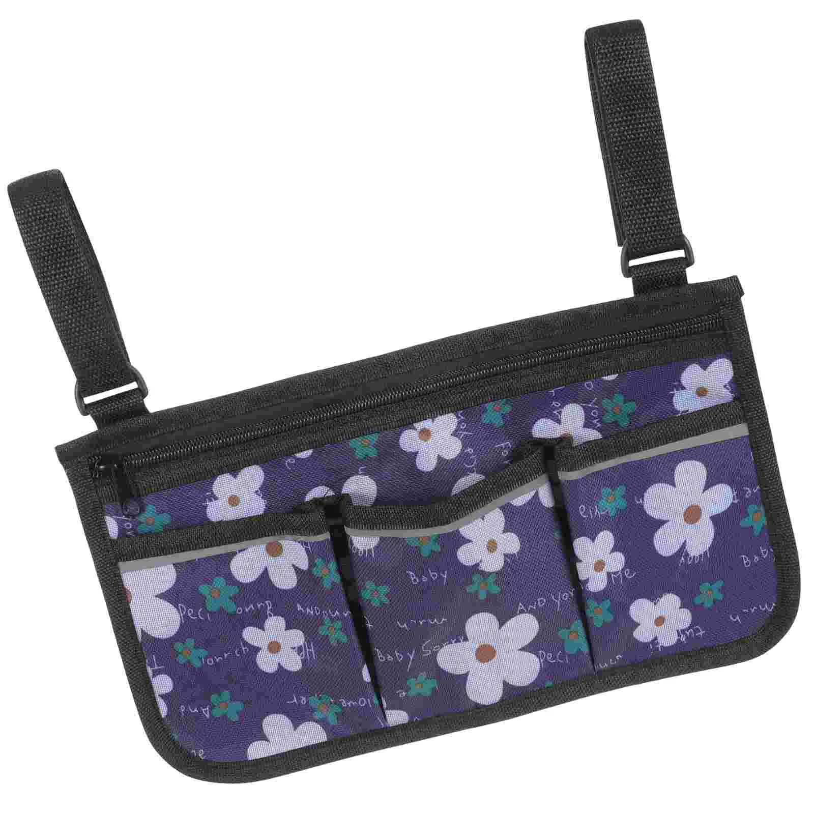 

Wheelchair Side Bag Hanging Wheelchair Bag Decorative Wheelchair Bag Arm Rest Storage Pouch