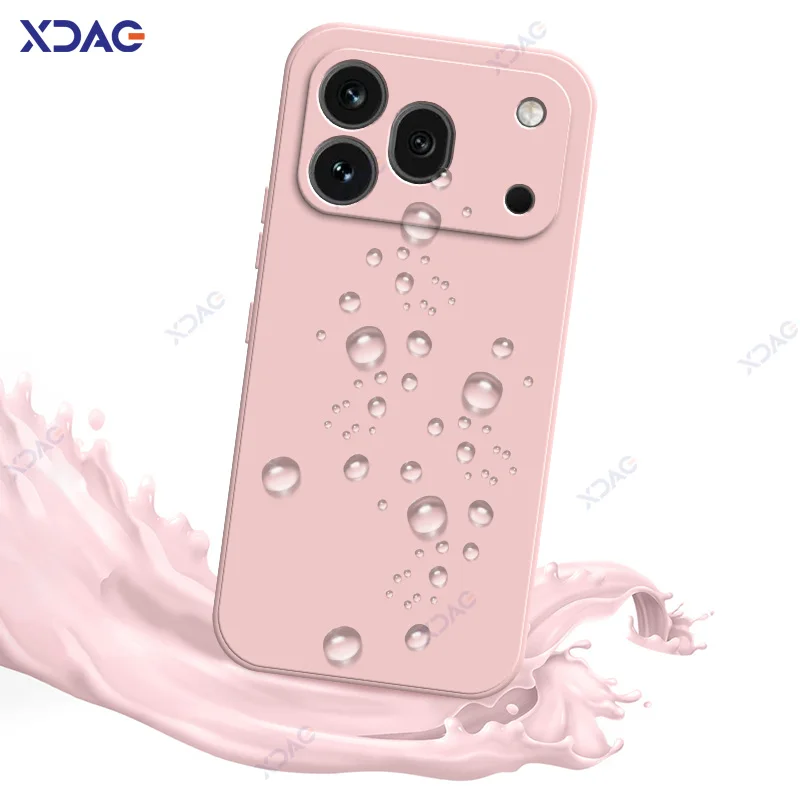 Minimalist Liquid Silicone Phone Case with Camera Protection and Slim Design