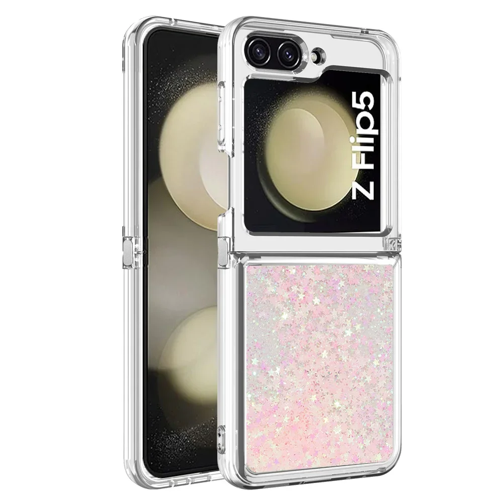 Luxury Glitter Quicksand Gradient Love Heart Bling Case Cover