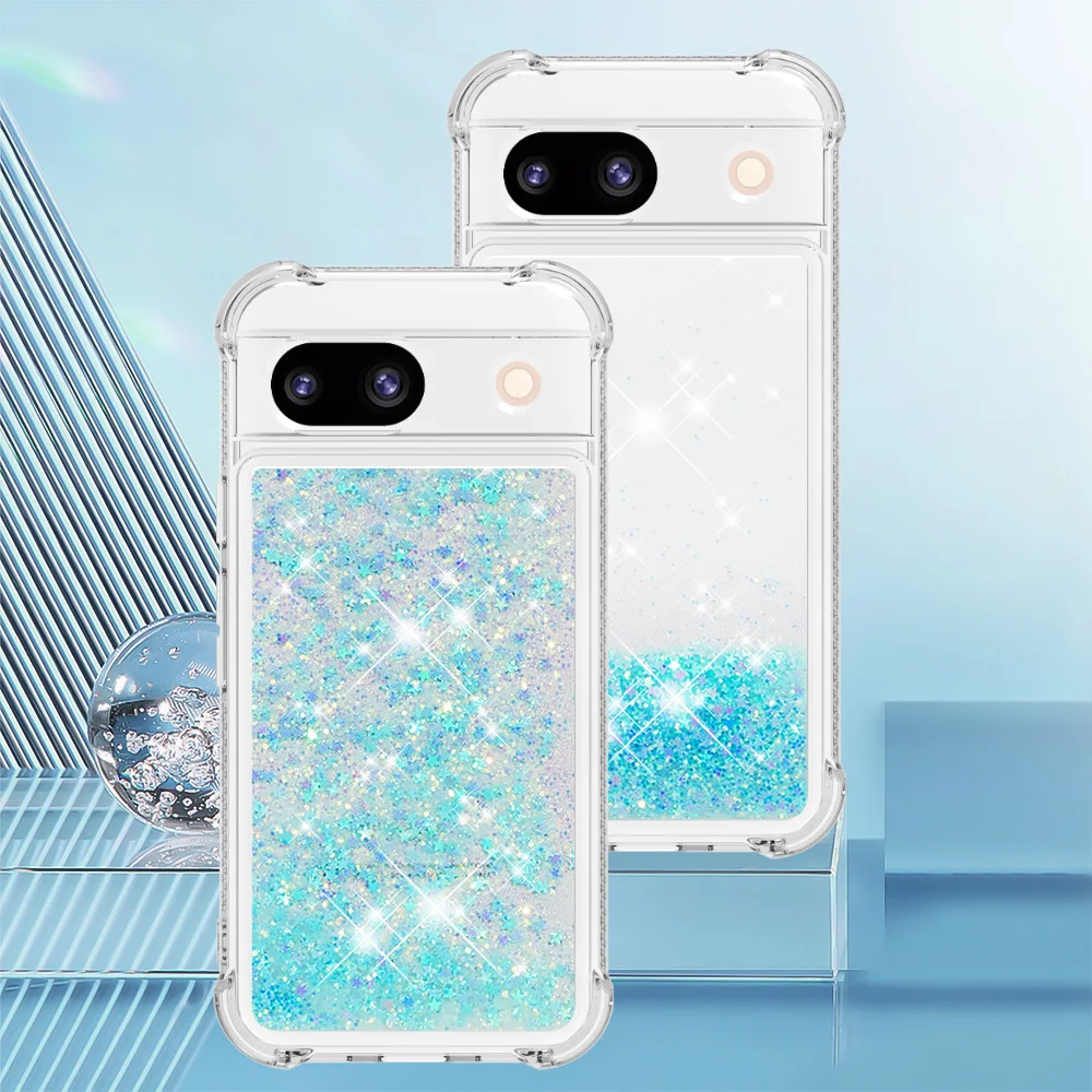 Sparkling Transparent Matte Glitter Star Phone Case
