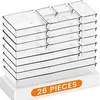 Drawer Organizer, 26 Pack Clear Plastic Drawer Organizer Bins, Versatile Organization and Storage Trays for Kitchen 1