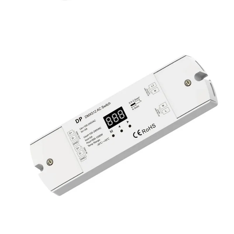 1CH-5A-DMX512-Schalter-DP-AC100V-240V-500-1200W-RDM-DMX-Decoder-Stand ...